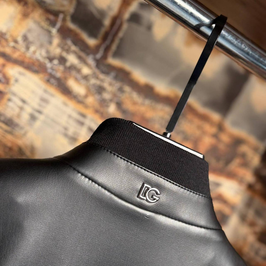 Dolce & Gabbana Faux Leather Bomber Jack